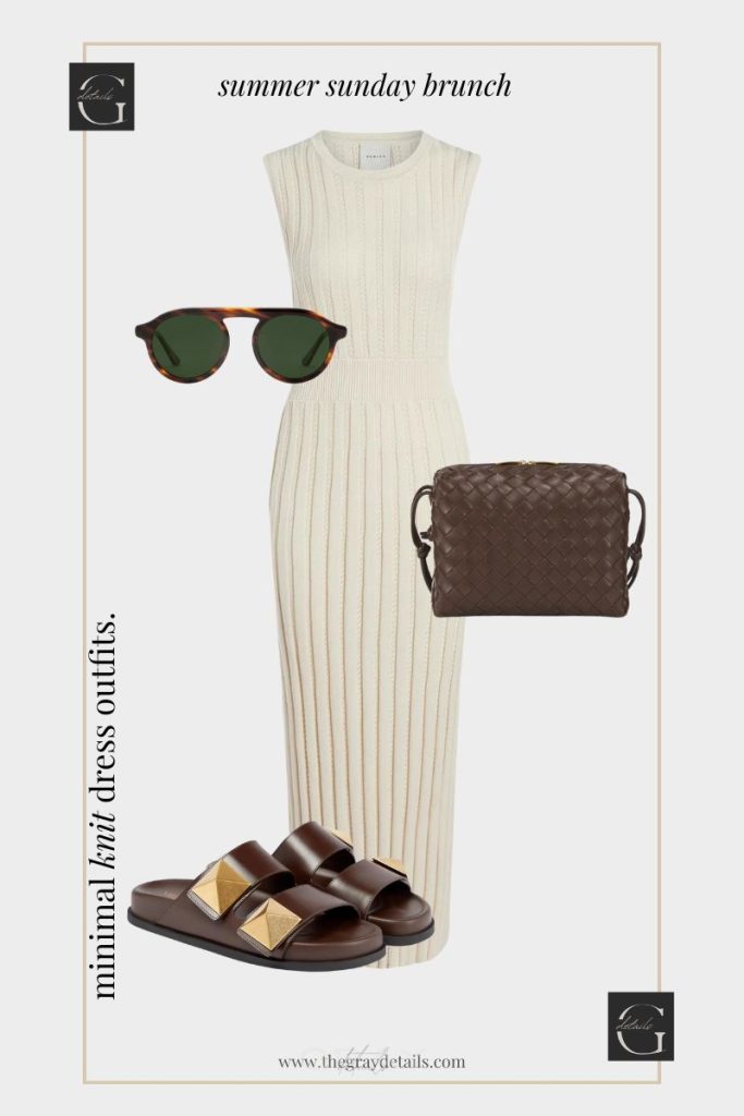 Summer Knit Dress Outfit Ideas
