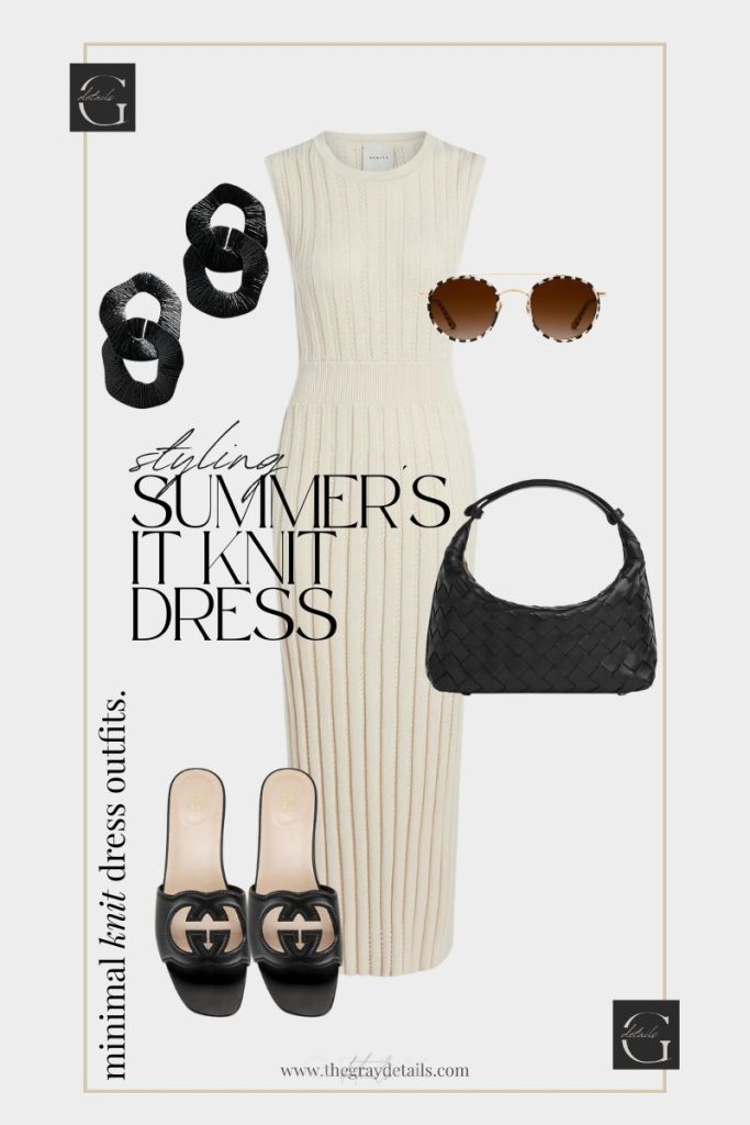 Summer Knit Dress Outfit Ideas