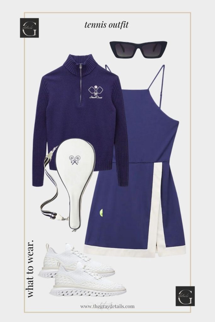 Blue Chic Tennis Skirt Outfit Ideas