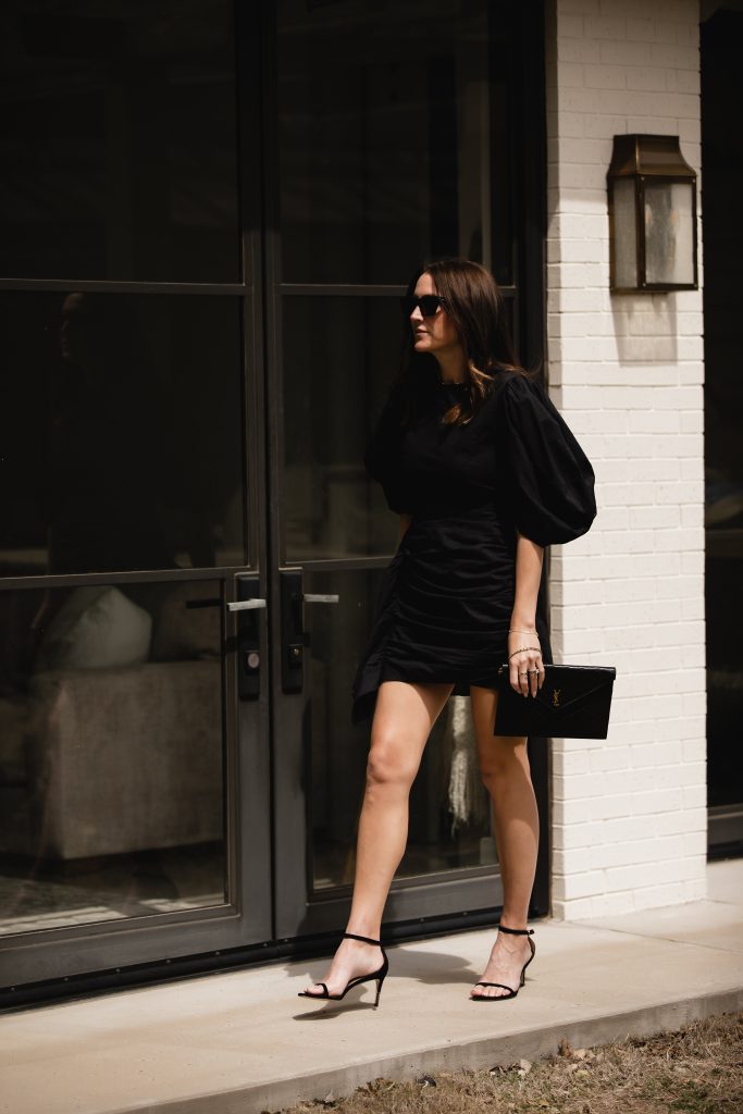 Black mini dress outfit