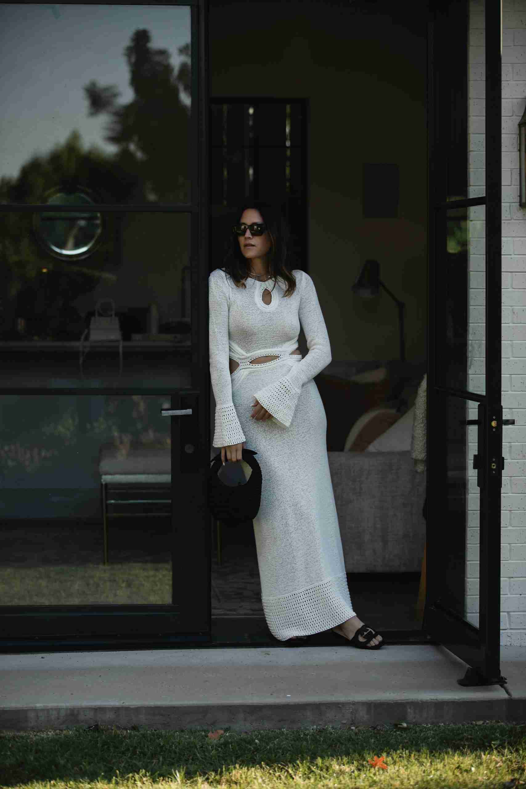 Crochet Knit Dresses for Summer the gray details