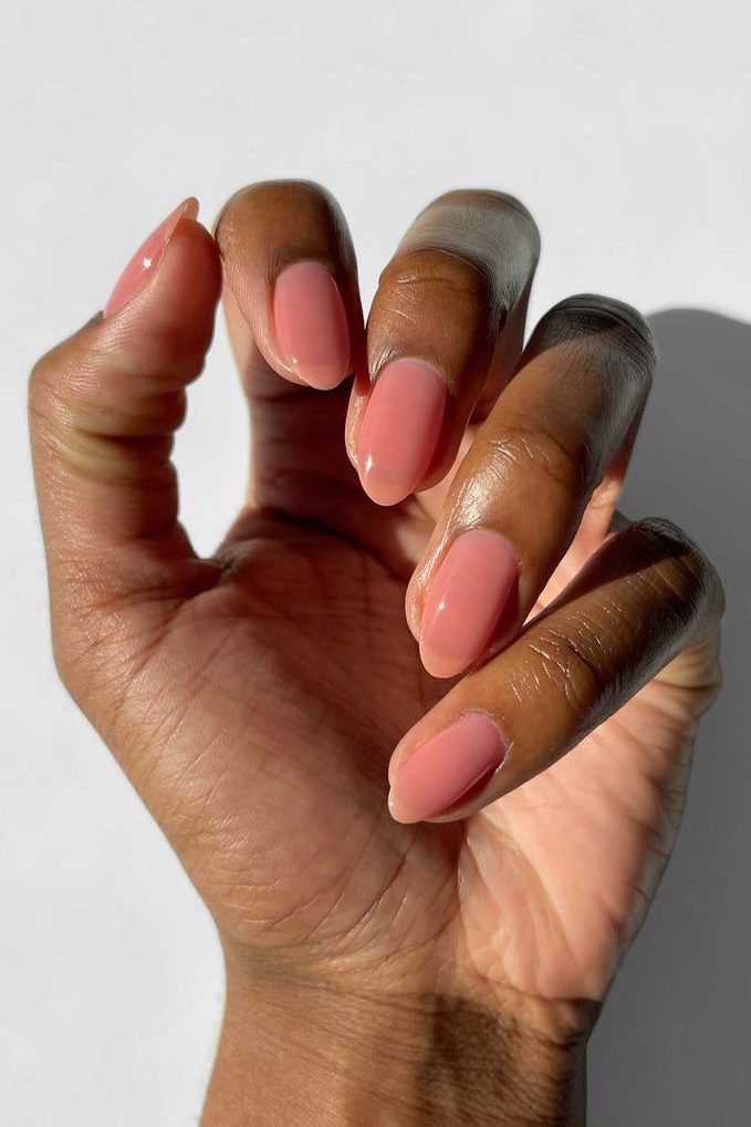 Nude Pink Manicure