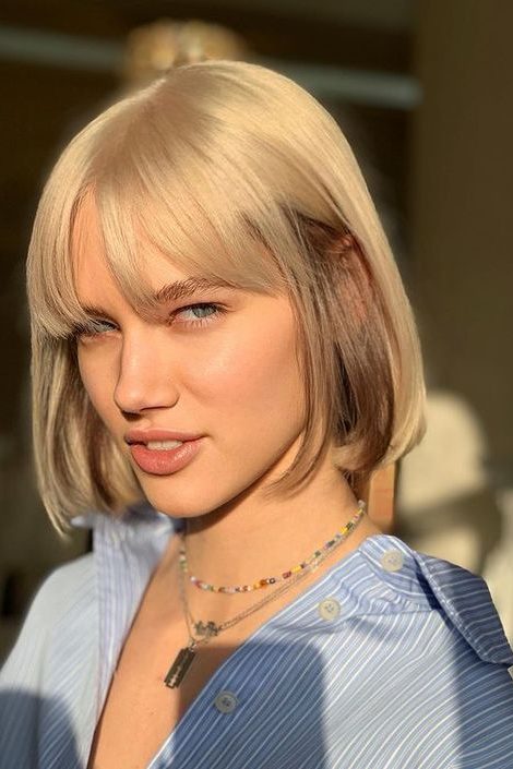 The French Bob | Short Hairstyles for Women Over 40