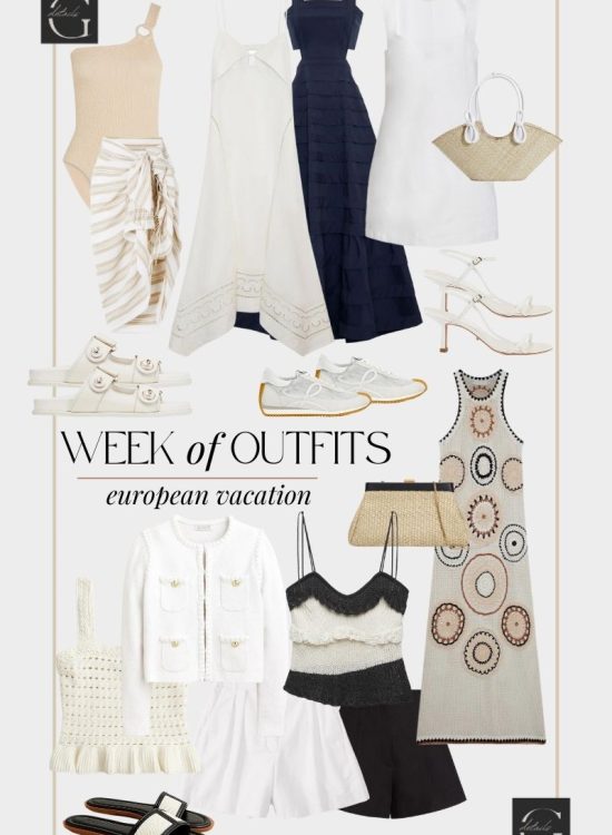 A Week of European Summer Vacation Outfits