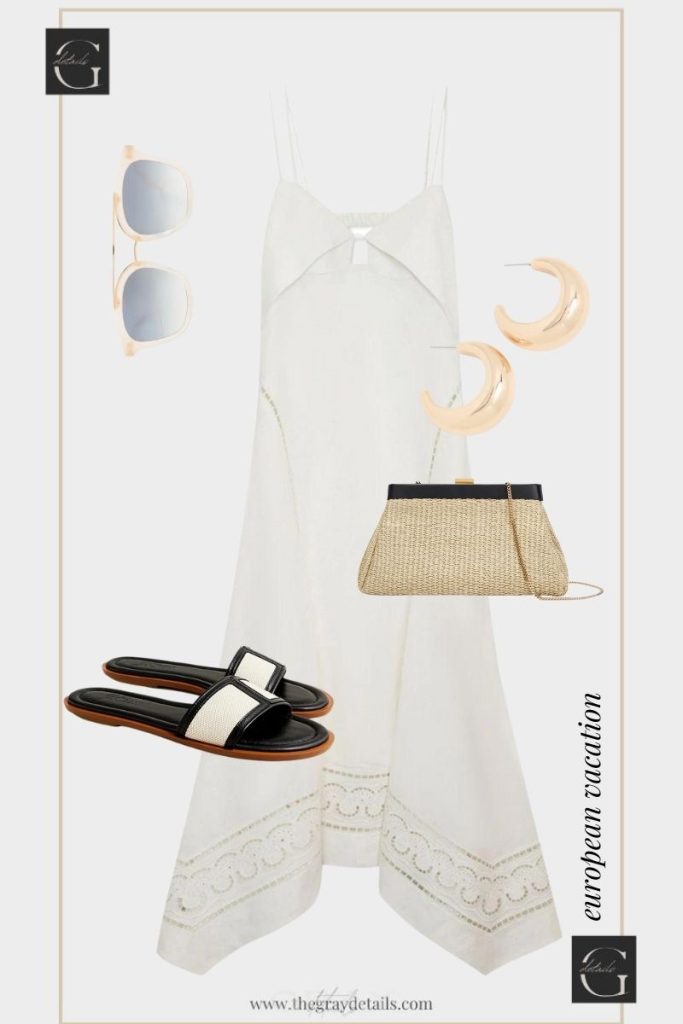 White Midi Dress Outfit Ideas