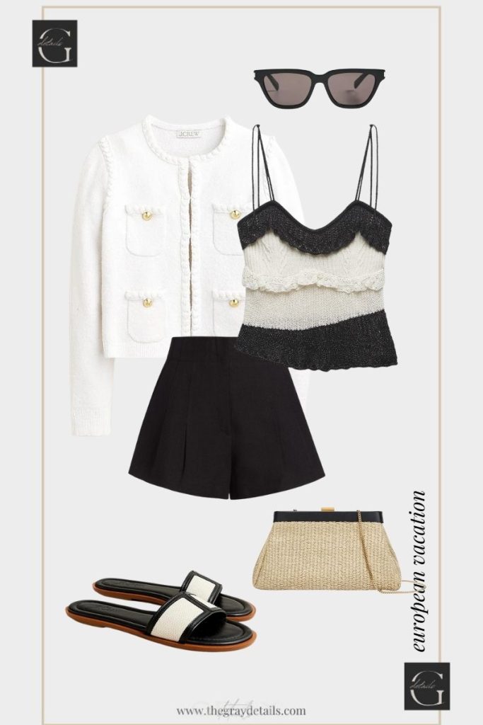 A Week of European Summer Vacation Outfits