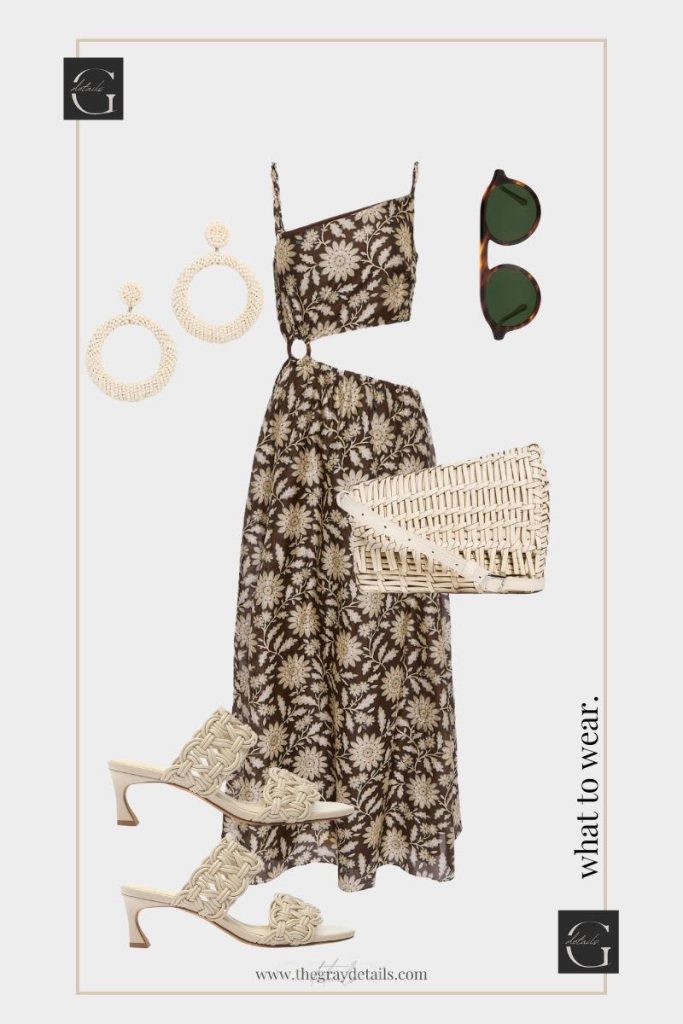 Asymmetric Maxi Dress Dress Outfit Idea