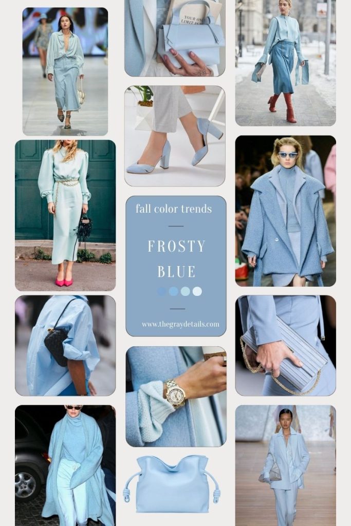 Frosty blue fall hues