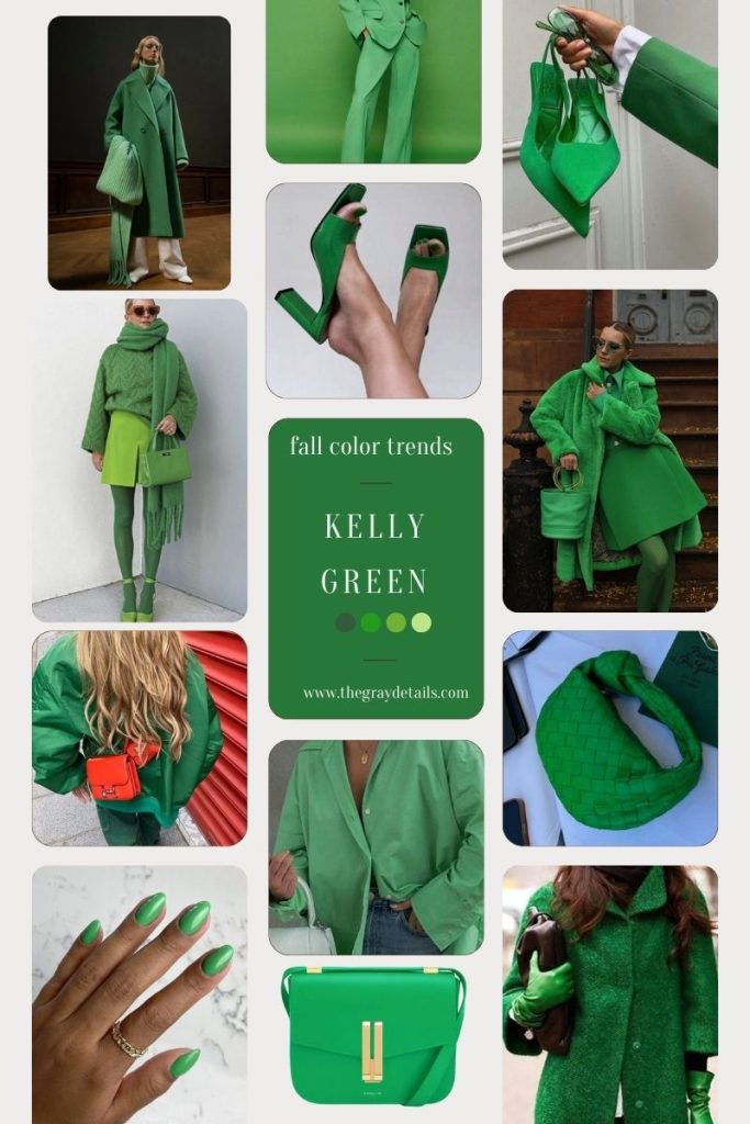 Kelly Green fall fashion