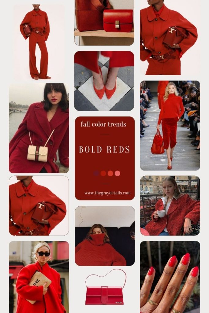Red Fall Fashion Color Trends for 2023