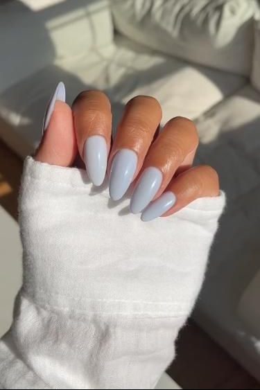 Blueberry Milk Nails