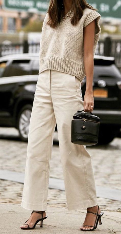 Cream Outfits inspiration