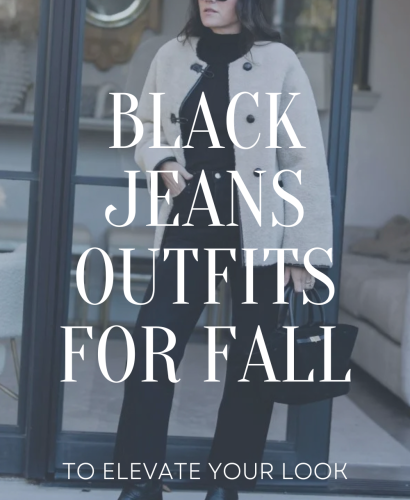 Black Jean Outfits for Fall