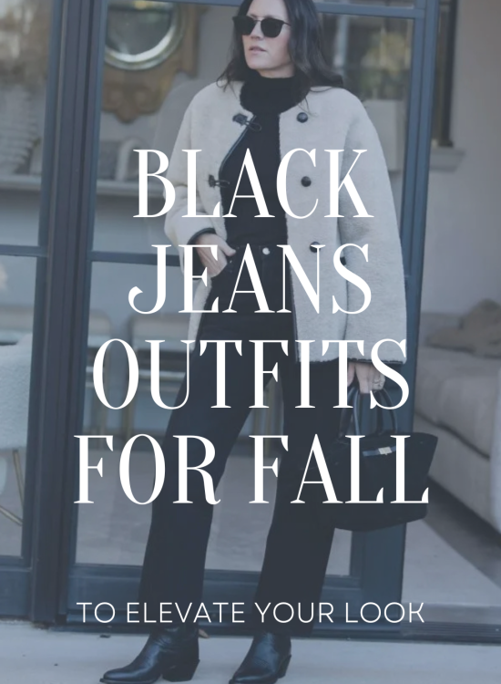 Black Jean Outfits for Fall