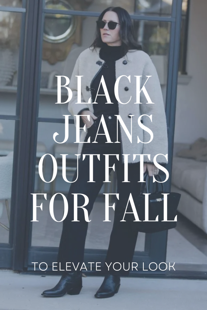 Black Jean Outfits for Fall