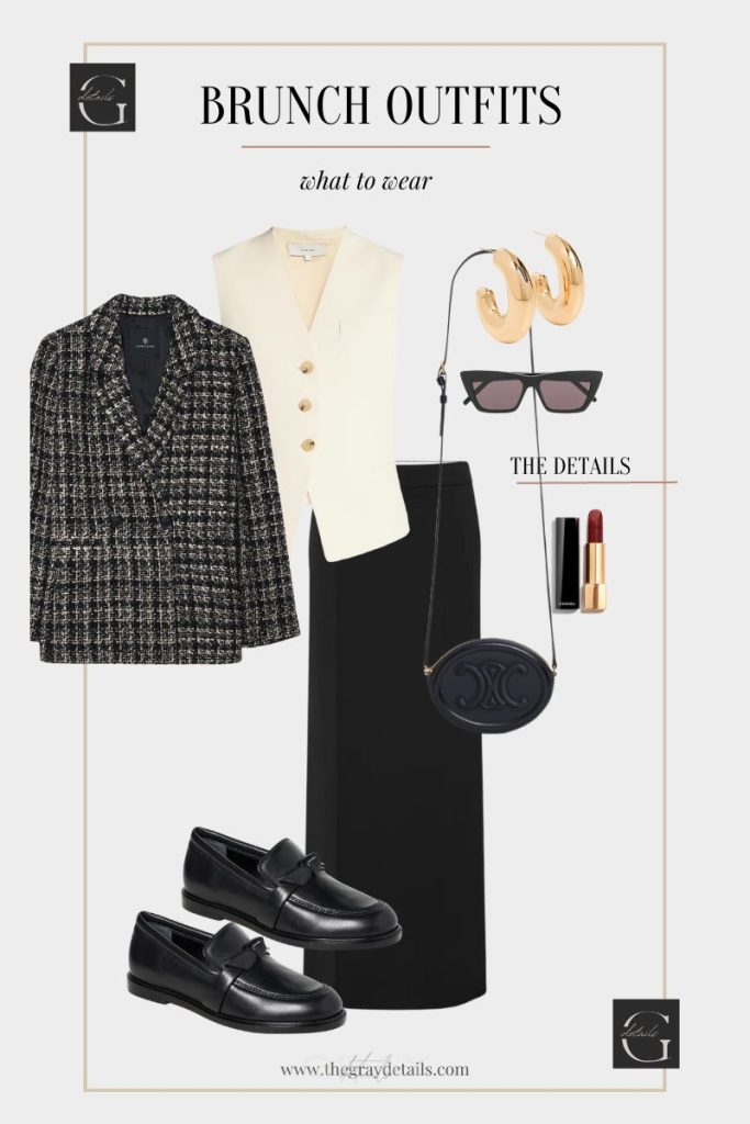 Midi Skirt Classy Fall Brunch Outfits