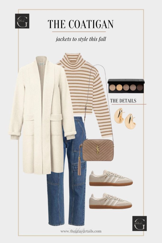 Coatigan fall style