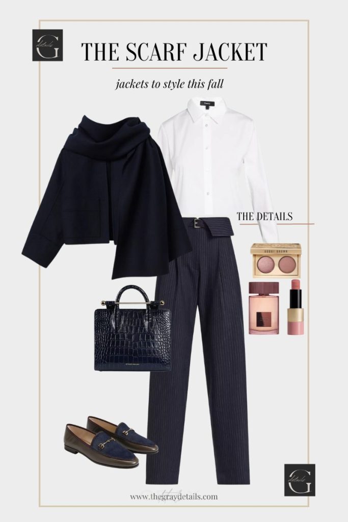 Scarf Jacket fall outfit