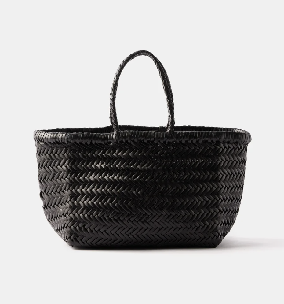 Triple Jump Woven Leather Bag
