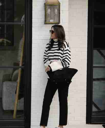 Black and White Outfits for Fall