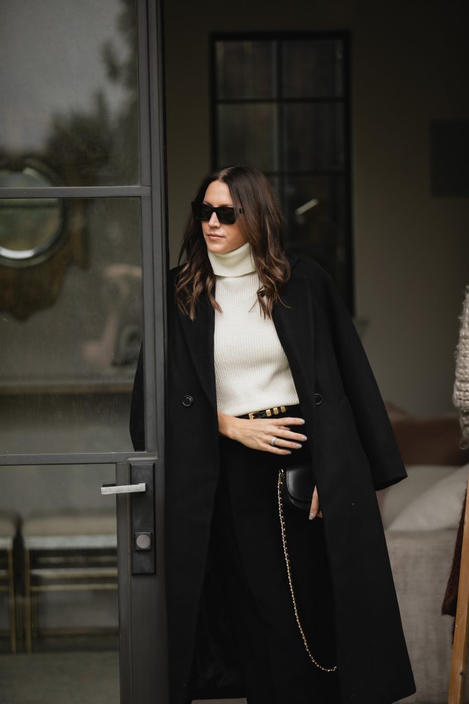 Black Trouser Outfits for Fall and Winter