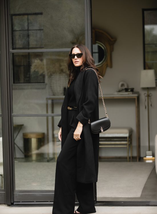 Black Trouser Outfits for Fall and Winter