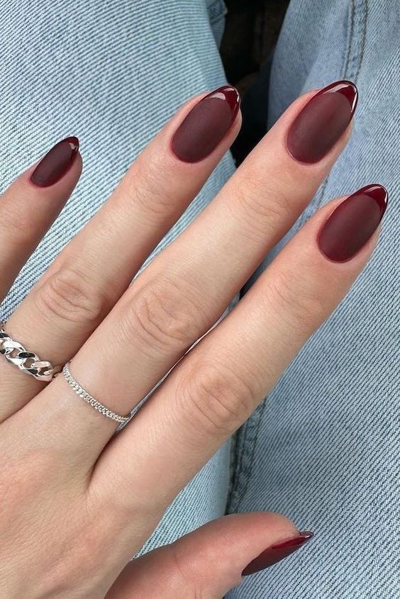 Matte Fall Nails