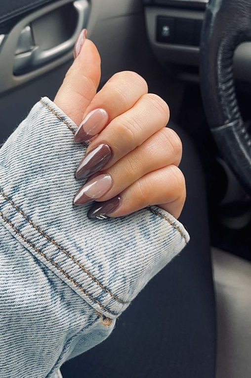 French Tip Chrome ideas
