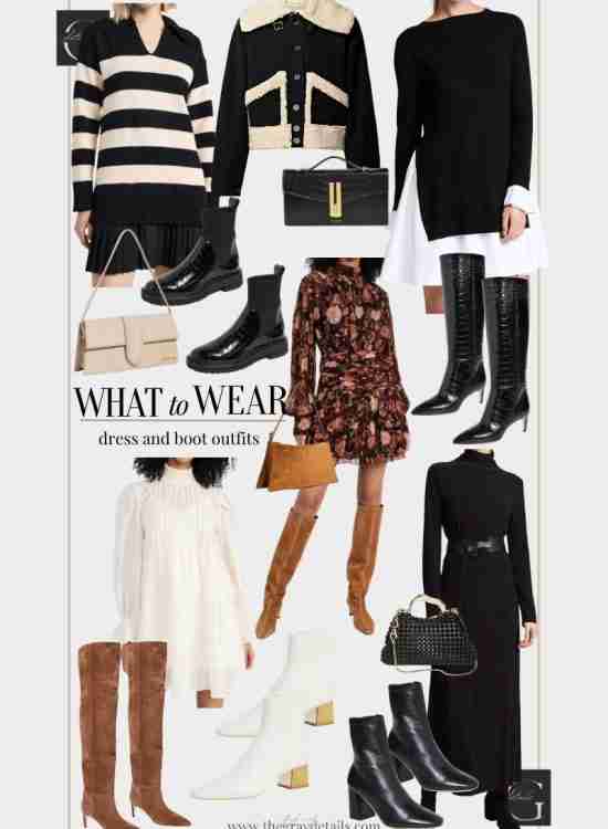Fall Dress and Boot Outfits