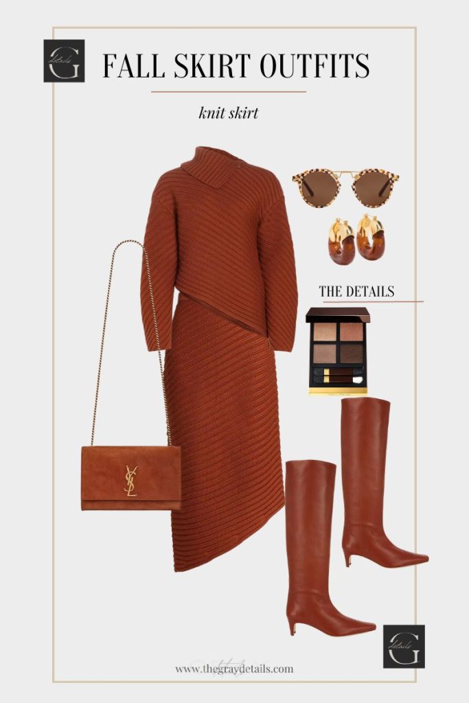 Fall Knit Skirt Outfits