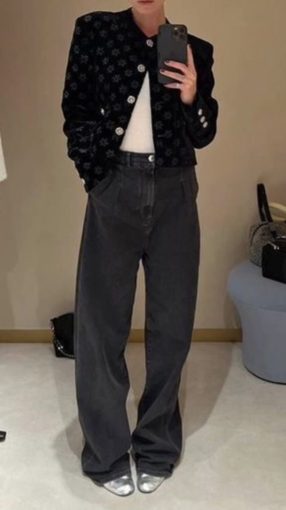 Dark Denim Jeans outfit