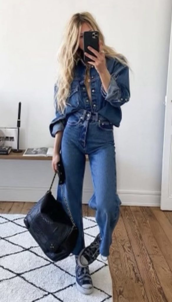 Denim on Denim trend 2023