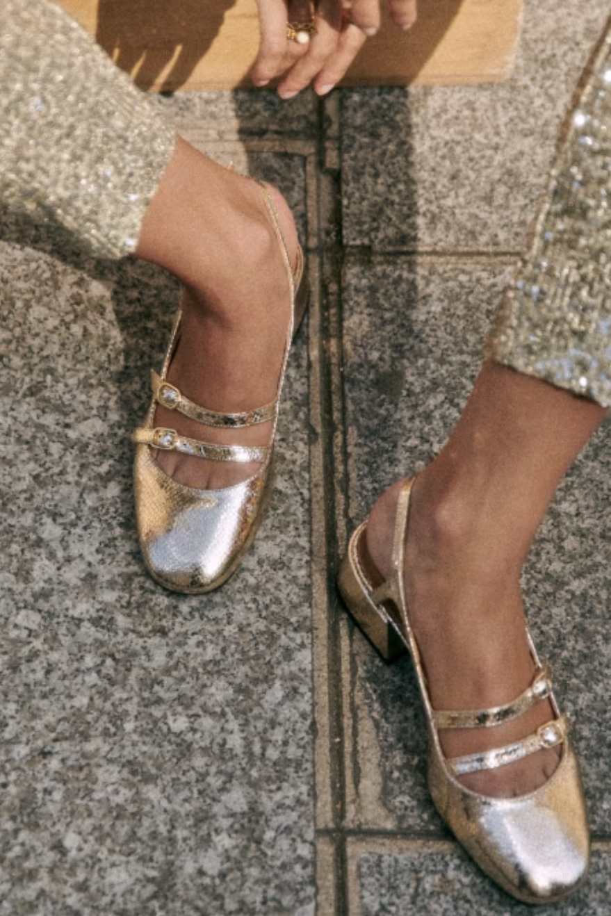 metallic Winter Shoe Trends 2023-2024