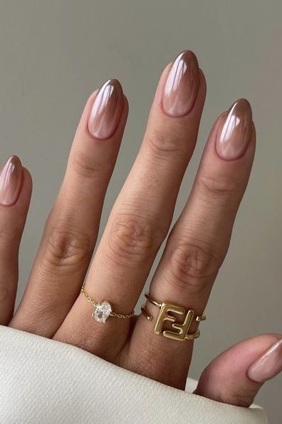Chocolate Milk Nails Winter Nail Trends for 2023