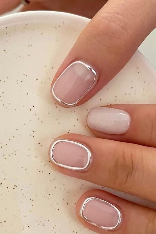 Silver Nails for parties