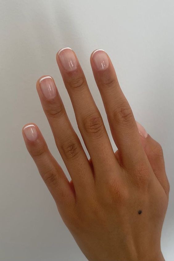 White French Tip Nails inspo