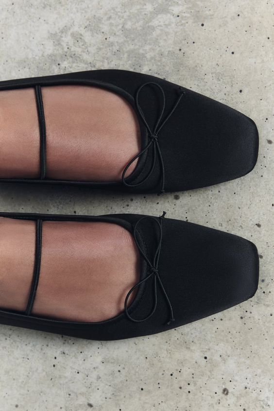 bows flat shoes