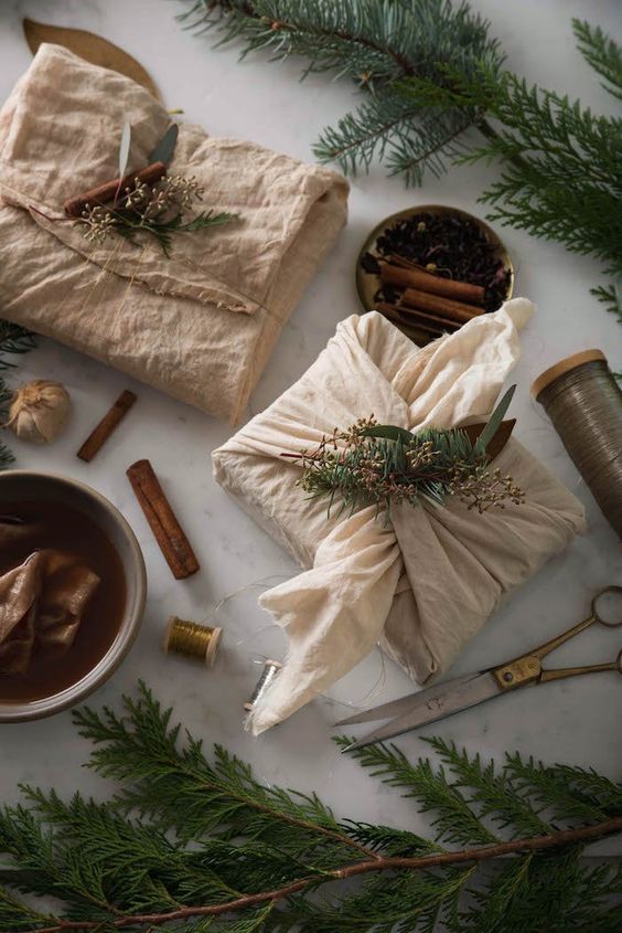 Fabric Gift Wrap style
