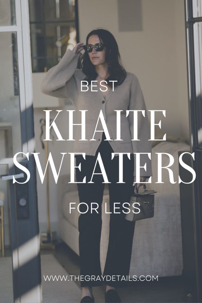 Best Khaite sweaters for less