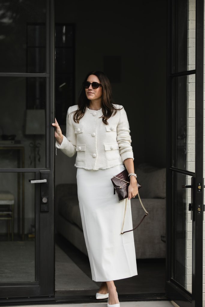 Winter White Outfit Idea
