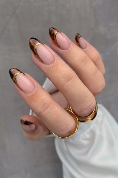 Tortoise Shell Nails