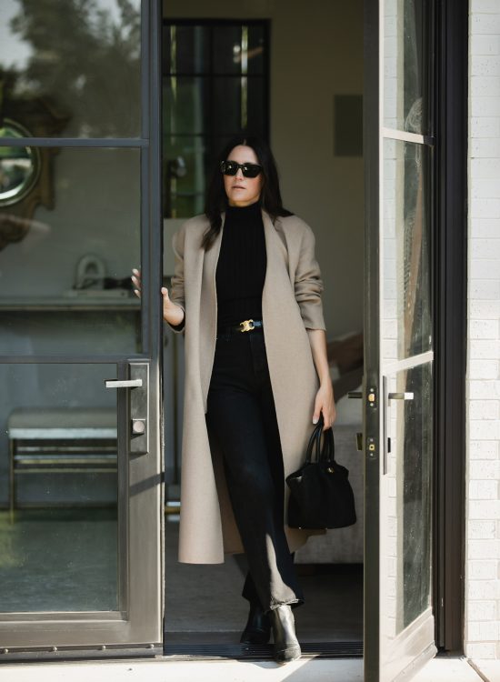 Black and Camel Outfit Ideas