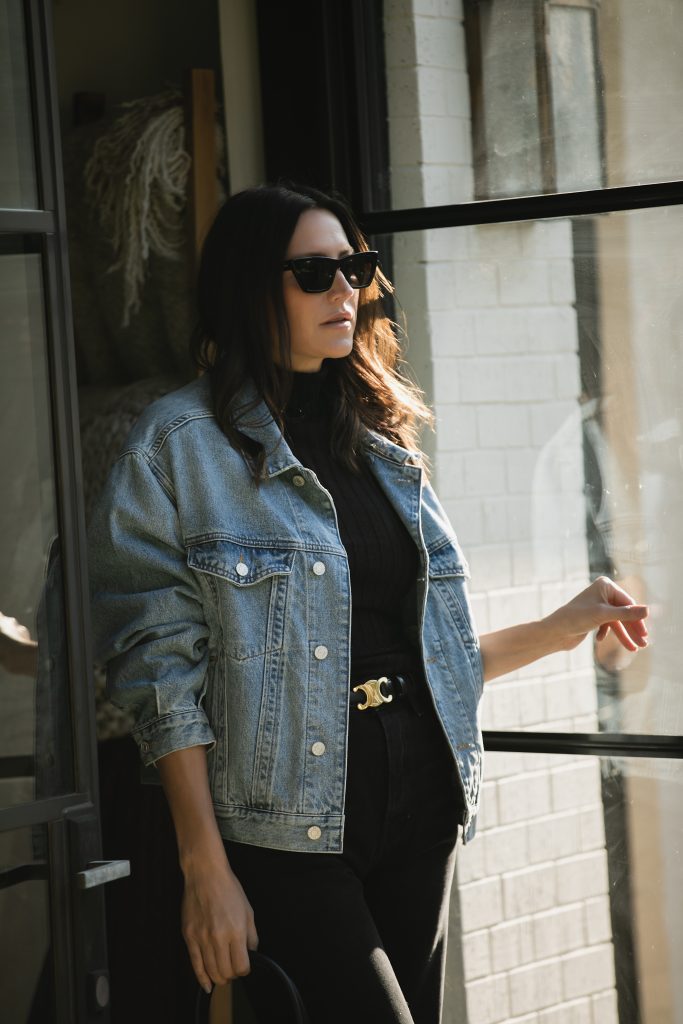 How to Style an Oversized Jean Jacket