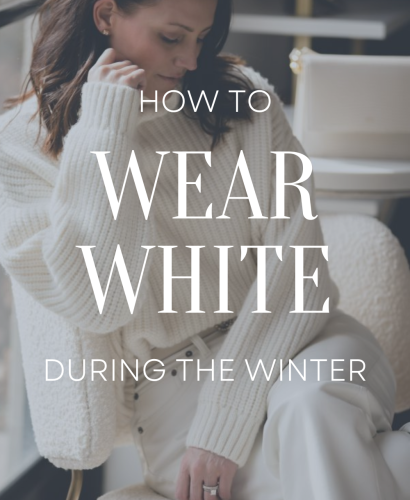 How To Wear White in Winter