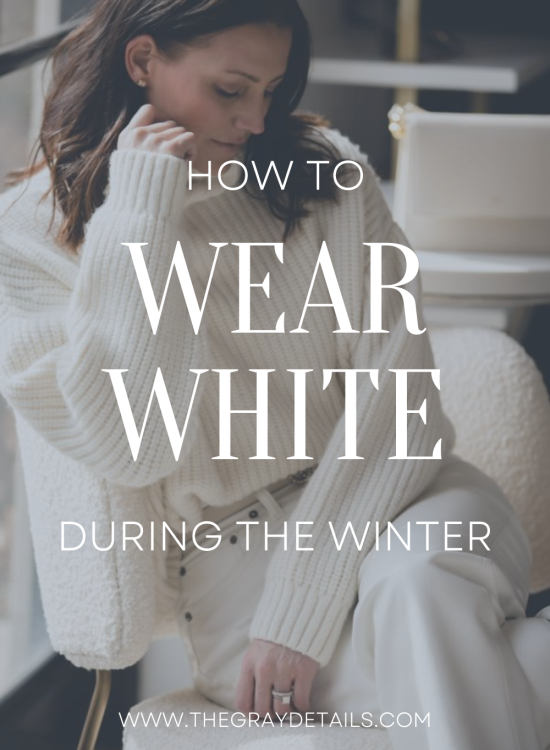 How To Wear White in Winter
