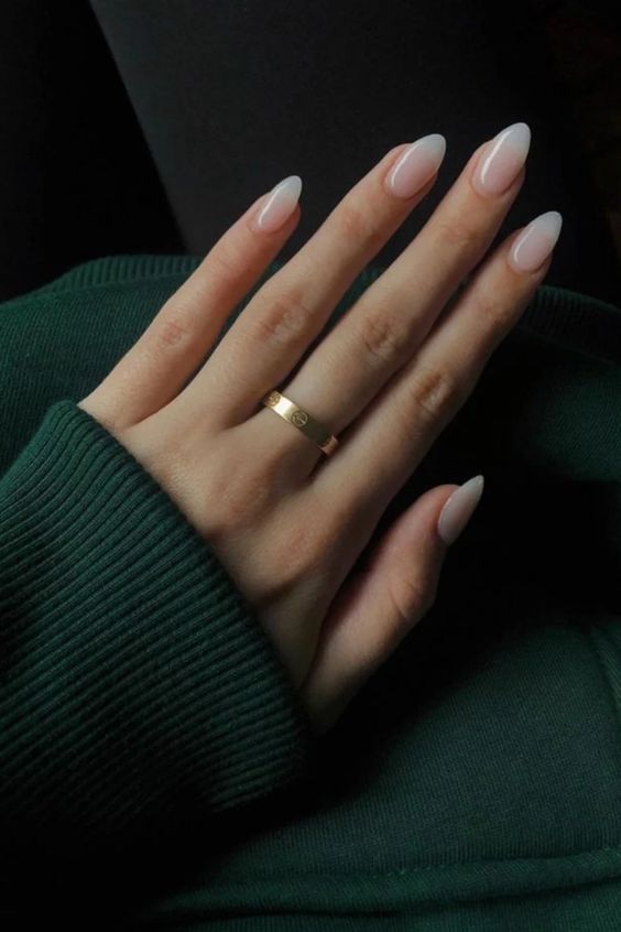 Sheer Old Money Nails