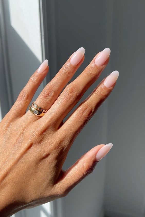 Sheer Old Money Nails