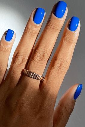 cobalt blue Nails