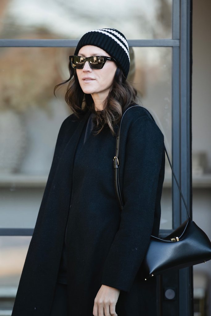 Toteme T-Lock bag outfit idea