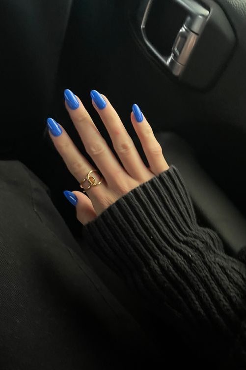 Electric Blue Nails | Best Spring Nail Colors for 2024